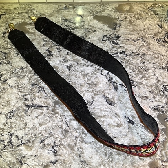 Embroidered Woven Aztec Bag Strap - Picture 5 of 6